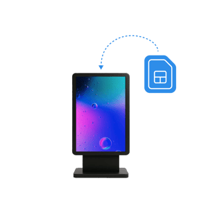 SIM card for digital signage.