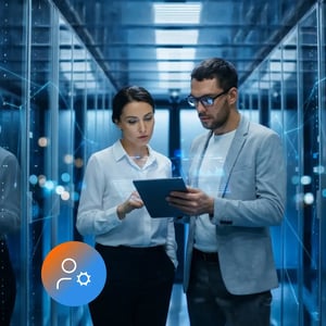Team reviewing connectivity requirements