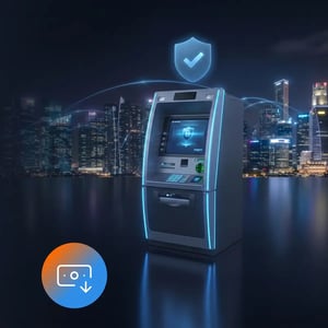 ATM machines with IoT connectivity for secure transactions