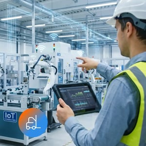 Industrial IoT environment with connected machines