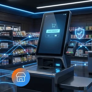 Automated retail kiosk with secure IoT payment connectivity