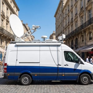 Broadcast vehicle supporting live media production
