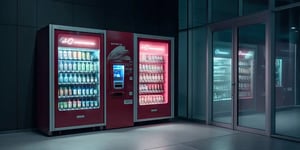 Two vending machine.